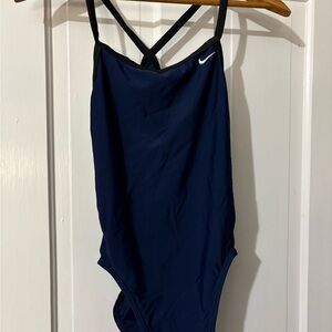 Black and navy NIKE one piece